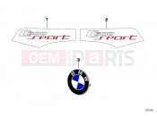 Stick-on label - BMW Motorrad C 600 Sport (0131, 0132) 2012