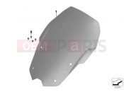 Windshield, tinted - BMW Motorrad C 600 Sport (0131, 0132) 2012