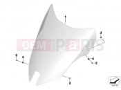 BMW Motorrad BMW 2015 C-Models C evolution (0C03) Windshield