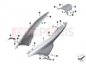 BMW Motorrad BMW 2015 C-Models C evolution (0C03) Tail trim