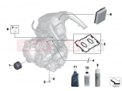 BMW Motorrad BMW 2017 F models K8x F 850 GS (0B09, 0B19) Engine oil / maintenance service