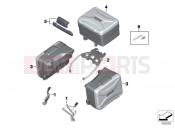 BMW Motorrad BMW 2017 F models K8x F 850 GS (0B09, 0B19) Luggage system Vario