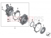 BMW Motorrad BMW 2017 F models K8x F 850 GS (0B09, 0B19) Coolant pump with drive