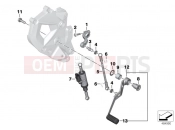 BMW Motorrad BMW 2017 F models K8x F 850 GS (0B09, 0B19) Outside shift-control components