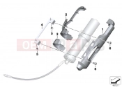 BMW Motorrad BMW 2017 F models K8x F 850 GS (0B09, 0B19) Holder for engine spring strut