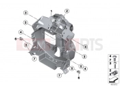 BMW Motorrad BMW 2017 F models K8x F 850 GS (0B09, 0B19) Front panel carrier