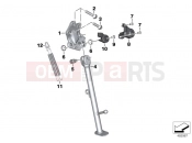 BMW Motorrad BMW 2017 F models K8x F 850 GS (0B09, 0B19) Side stand