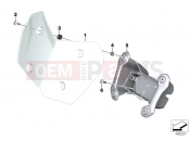 BMW Motorrad BMW 2017 F models K8x F 850 GS (0B09, 0B19) Windshield / mount