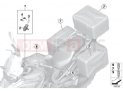 BMW Motorrad BMW 2017 F models K8x F 850 GS (0B09, 0B19) Single key locking system EWS 4