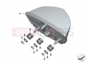 BMW Motorrad BMW 2017 F models K8x F 850 GS (0B09, 0B19) LED taillight