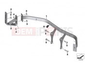 BMW Motorrad BMW 2017 F models K8x F 850 GS (0B09, 0B19) Bracket, flashing warning light, front