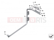 BMW Motorrad BMW 2017 F models K8x F 850 GS (0B09, 0B19) U-bolt rear right