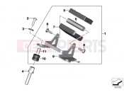 BMW Motorrad BMW 2017 F models K8x F 850 GS (0B09, 0B19) Holder for Smartphone Cradle