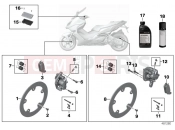 BMW Motorrad BMW 2017 C-Models C 650 Sport 16 (0C04, 0C14) Brake service