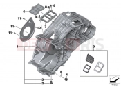 BMW Motorrad BMW 2017 C-Models C 650 Sport 16 (0C04, 0C14) Engine housing, rear