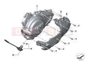 BMW Motorrad BMW 2017 C-Models C 650 Sport 16 (0C04, 0C14) Engine housing cover, left