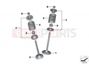 BMW Motorrad BMW 2017 C-Models C 650 Sport 16 (0C04, 0C14) Valves with springs