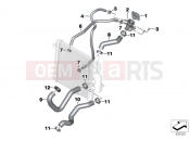 BMW Motorrad BMW 2017 C-Models C 650 Sport 16 (0C04, 0C14) Coolant lines