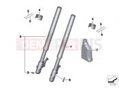 BMW Motorrad BMW 2017 C-Models C 650 Sport 16 (0C04, 0C14) Telescope-fork