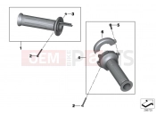 BMW Motorrad BMW 2017 C-Models C 650 Sport 16 (0C04, 0C14) Handlebar grips