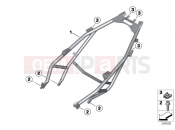 BMW Motorrad BMW 2017 C-Models C 650 Sport 16 (0C04, 0C14) Rear frame