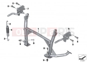 BMW Motorrad BMW 2017 C-Models C 650 Sport 16 (0C04, 0C14) Center stand