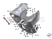 BMW Motorrad BMW 2017 C-Models C 650 Sport 16 (0C04, 0C14) Leg shield