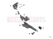 BMW Motorrad BMW 2017 C-Models C 650 Sport 16 (0C04, 0C14) Latch mechanism, storage bin, left