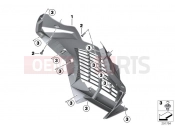 BMW Motorrad BMW 2017 C-Models C 650 Sport 16 (0C04, 0C14) Grill trim, plastic