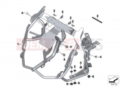 BMW Motorrad BMW 2017 C-Models C 650 Sport 16 (0C04, 0C14) Trim bracket, front