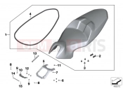 BMW Motorrad BMW 2017 C-Models C 650 Sport 16 (0C04, 0C14) Bench seat