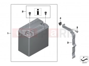 BMW Motorrad BMW 2017 C-Models C 650 Sport 16 (0C04, 0C14) Battery AGM