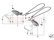 BMW Motorrad BMW 2017 C-Models C 650 Sport 16 (0C04, 0C14) White direction indicator lights