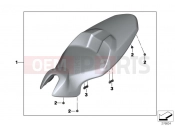 BMW Motorrad BMW 2017 C-Models C 650 Sport 16 (0C04, 0C14) Saddle, Sport