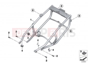 Rear frame - BMW Motorrad C 650 GT 16 (0C05, 0C15) 2017