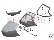 Stowage compartment, center console - BMW Motorrad C 650 GT 16 (0C05, 0C15) 2017
