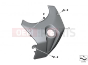 Center fairing panel - BMW Motorrad C 650 GT 16 (0C05, 0C15) 2017