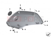 Trim cover side section, upper - BMW Motorrad C 650 GT 16 (0C05, 0C15) 2017