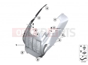 Grill trim, plastic - BMW Motorrad C 650 GT 16 (0C05, 0C15) 2017