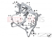 Trim bracket, front - BMW Motorrad C 650 GT 16 (0C05, 0C15) 2017