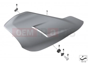 Trim for end muffler - BMW Motorrad C 650 GT 16 (0C05, 0C15) 2017