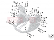 BMW Motorrad BMW 2018 C-Models C evolution (0C03) Front carrier on left / right