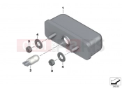 BMW Motorrad BMW 2018 C-Models C evolution (0C03) Registration plate light