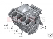 Engine housing - BMW Motorrad S 1000 XR (0D03, 0D13) 2018