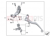 Clutch control assembly fitting - BMW Motorrad S 1000 XR (0D03, 0D13) 2018