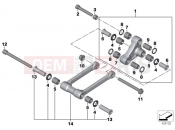 Pivot assembly components - BMW Motorrad S 1000 XR (0D03, 0D13) 2018
