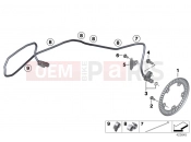 Rotational-speed sensor, rear - BMW Motorrad S 1000 XR (0D03, 0D13) 2018