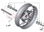 Cast rim, front - BMW Motorrad S 1000 XR (0D03, 0D13) 2018