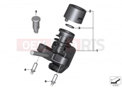 Ignition/steering lock with EWS by code - BMW Motorrad S 1000 XR (0D03, 0D13) 2018