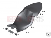 Bench seat - BMW Motorrad S 1000 XR (0D03, 0D13) 2018